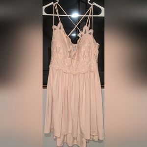 Zenana Outfitters Blush Lace Top